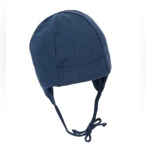 Tag Dark Blue Kids Hat with Ear Flaps